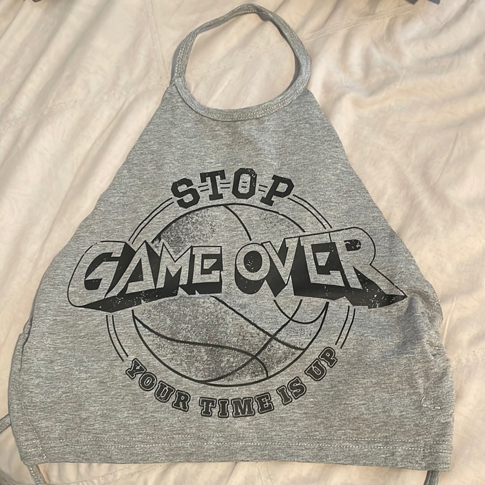 adika crop top tie in back